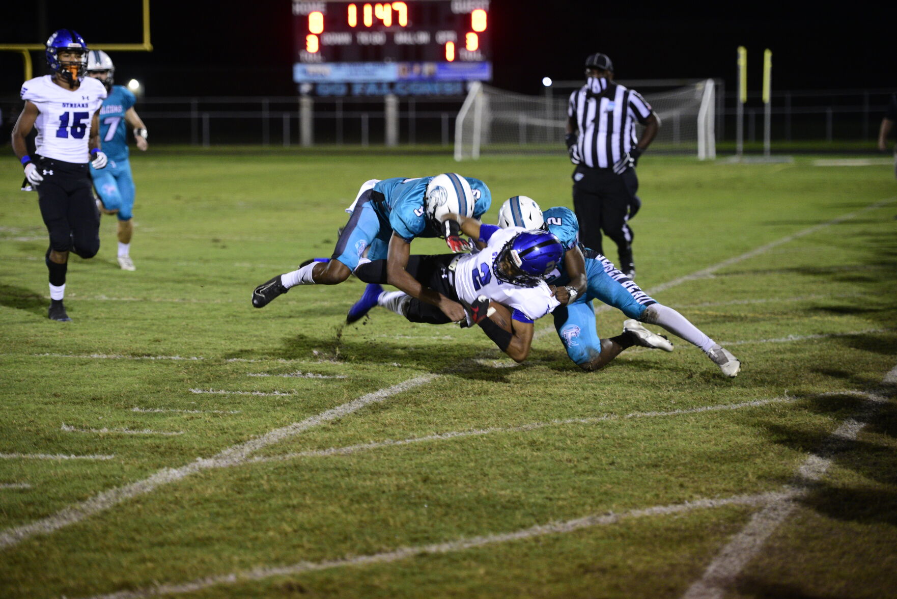 Falcons versus Blue Streaks